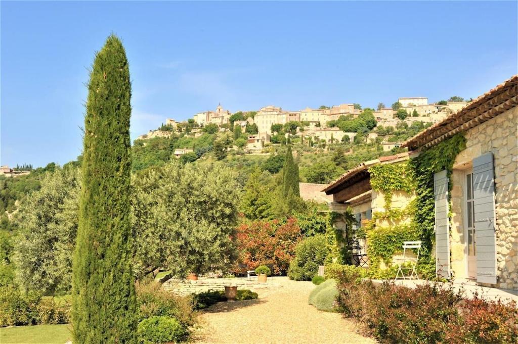 In Gordes, Facing The Entire Luberon Park A Beautiful 5 Bedrooms House Kültér fotó