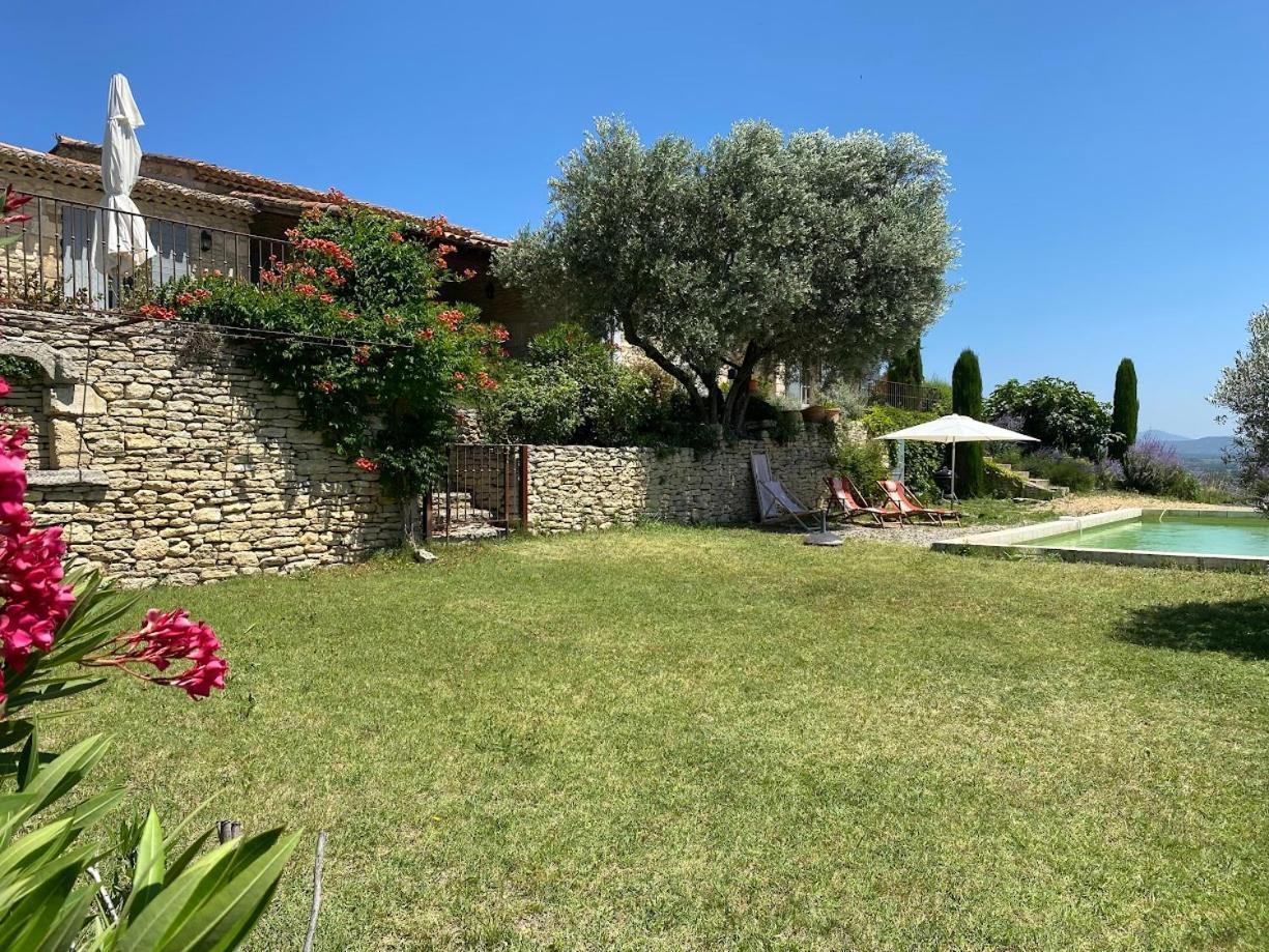 In Gordes, Facing The Entire Luberon Park A Beautiful 5 Bedrooms House Kültér fotó